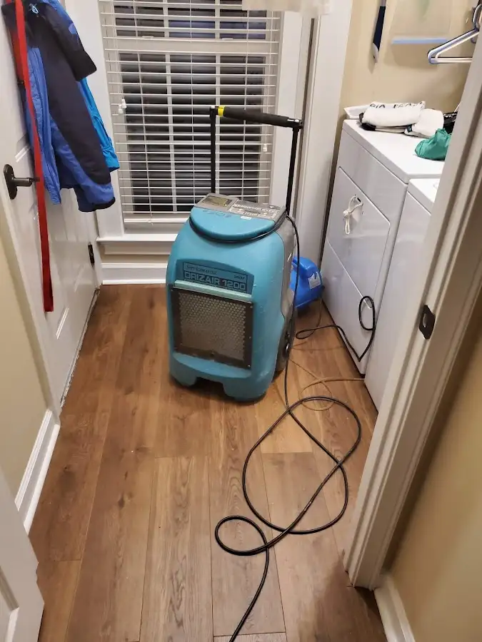 Commercial dehumidifier deployed for Flood Damage Cleanup in Ladera Ranch
