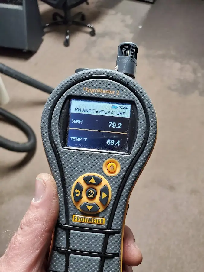 Moisture meter humidity assessment for Fire & Smoke Damage Restoration in Ladera Ranch