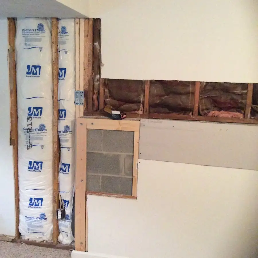 Wall insulation replacement during Odor Removal & Deodorization in Ladera Ranch